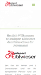 Mobile Screenshot of fahrrad-eiblwieser.de